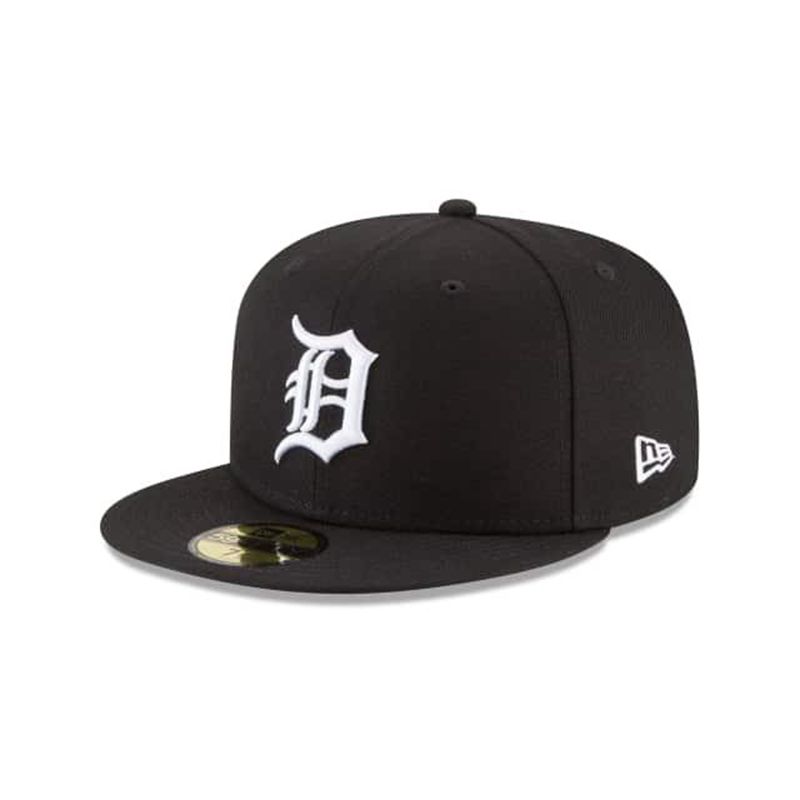 MLB Detroit Tigers Basic 59Fifty Fitted (RNV0389) - Black New Era Caps